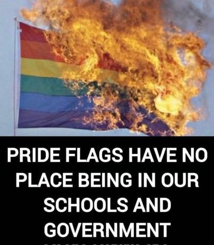 a flag f