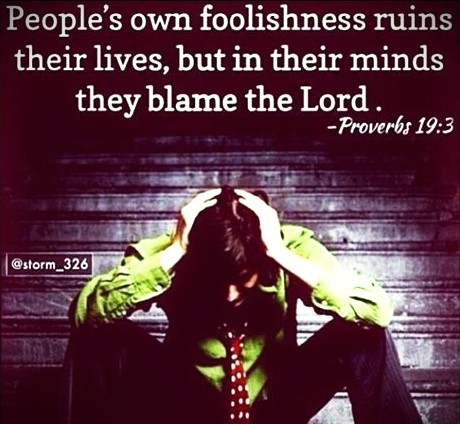 062526 - People's foolishess - Proverbs 19-3