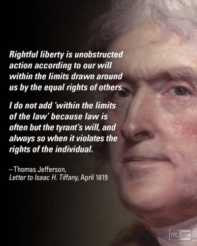 thomas jefferson right liberty