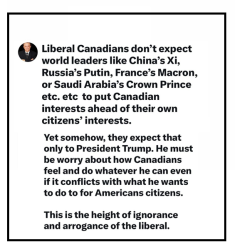 liberal arrogance
