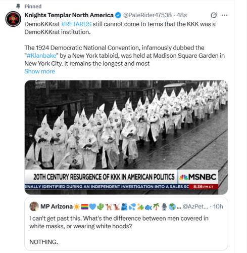 Klanbake tweet screenshot