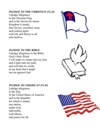 pledge to bible 32