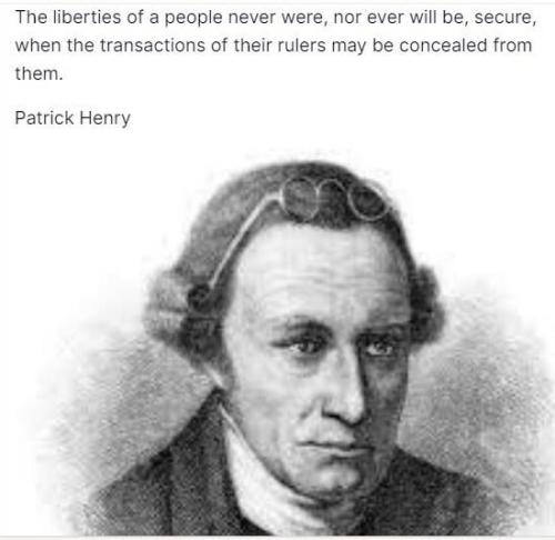 patrick henry liberty secure