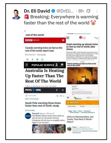 warming faster