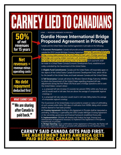 Carney lied to canadians