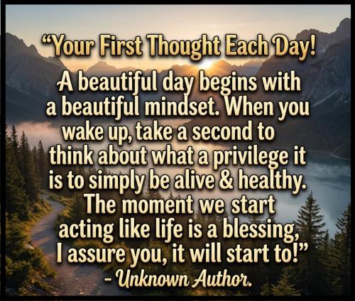 1C-First Thought