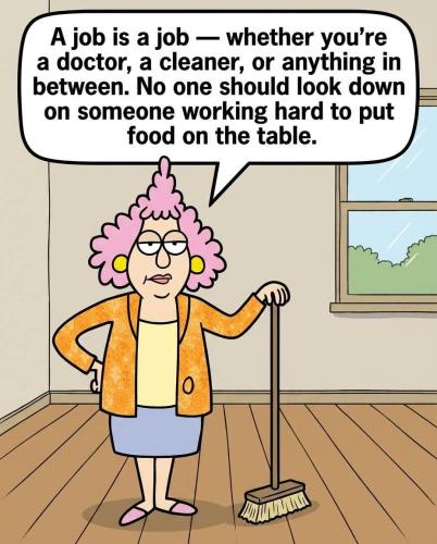 a job f