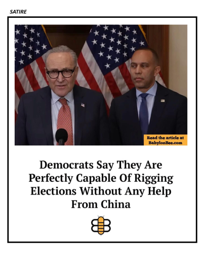 say they are