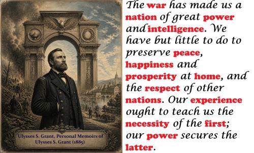 The War has made us a Nation 2026