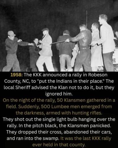 Native Americans fighting back