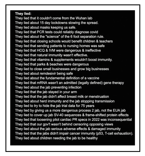 they lied