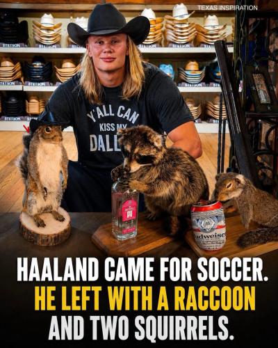 He came as Norwegian and left as TEXAN