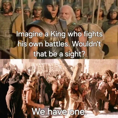 king-fights-own-battles