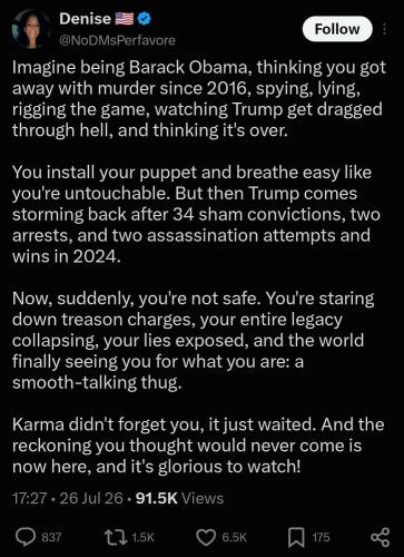 OBAMA KARMA