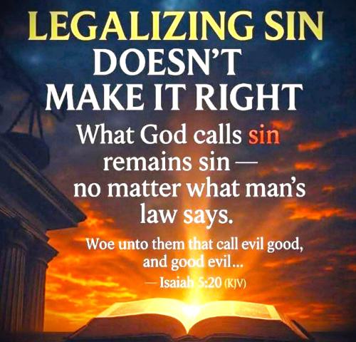 070426 - Legalizing Sin - Isa 5-20