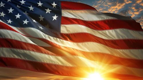 American-Flag-with-Sunshine