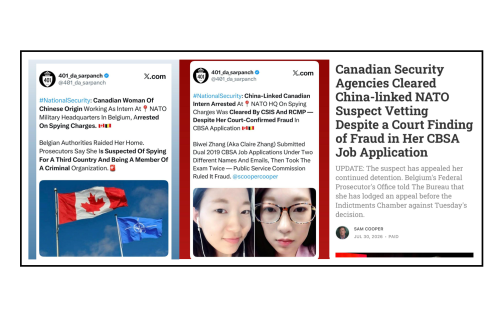 working as an intern