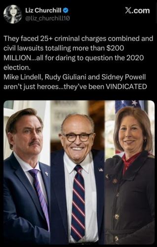 vindicated