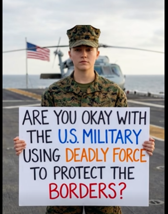 OK with military using force to protect the border