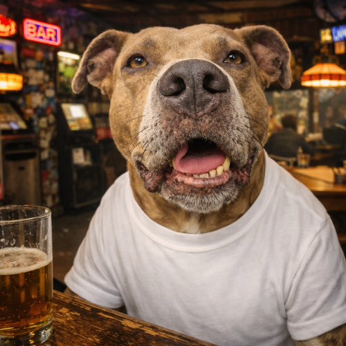 dive bar dubs white shirt