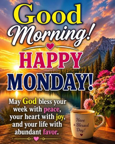 All week monday 1