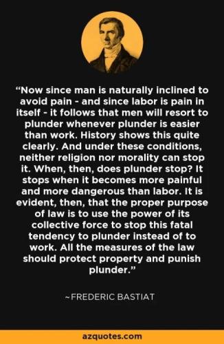 frederic bastiat plunder pain