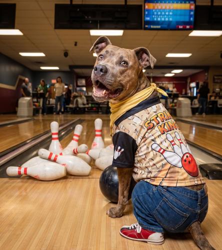 bowling dubs with pins