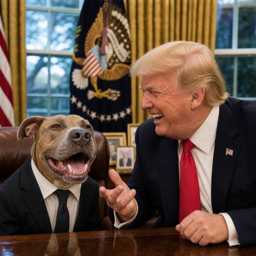 presidential joke day 2026 with dubs and trump