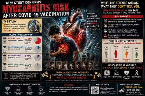 Myocarditis spikes after covid vaccines