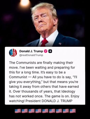 DJT on Communists