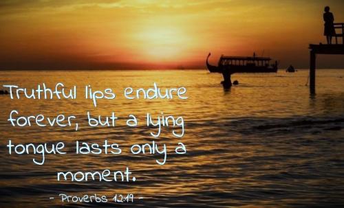 082526 - Truthful lips, Proverbs 12 - 19