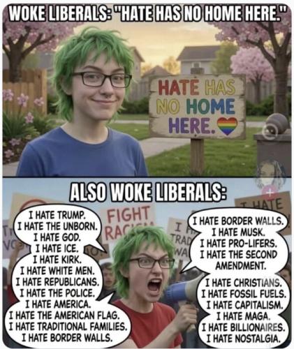 SO LOVE TRUMPS HATE WOKE