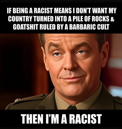  racist f