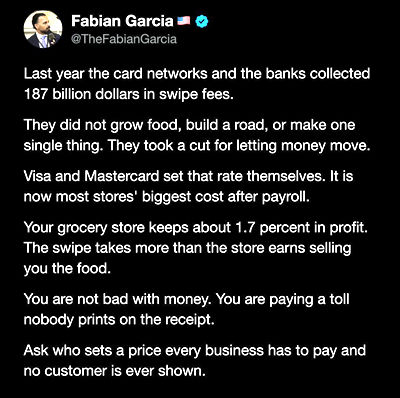 visa and mastercard fees