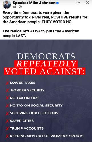 a dem vote f