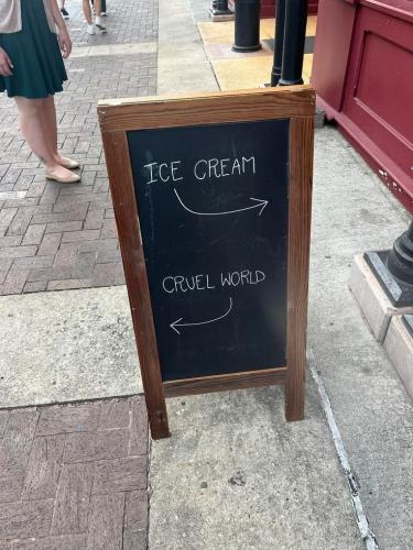 ice cream cruel world