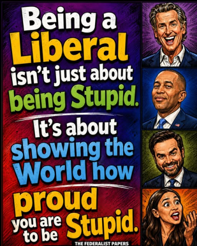Liberals are stupid