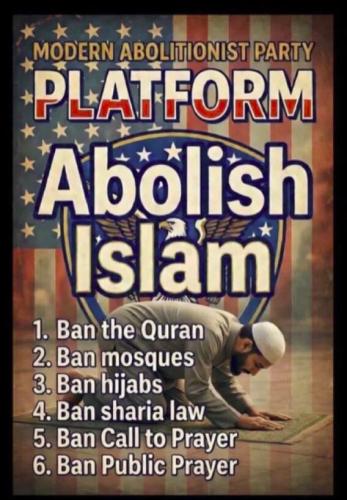 ABOLISH ISLAM NOW!