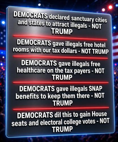 a not trump f