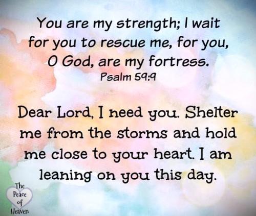 080326 - You are my strength; Psa 59-9