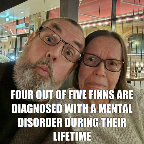 Four out of five Finns are diagnosed with a mental disorder during their lifetime
