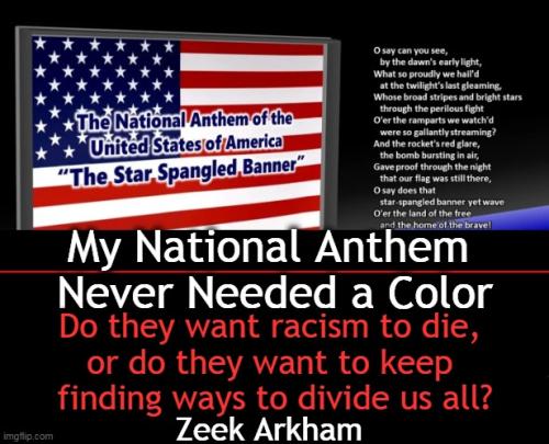 MY NATIONAL ANTHEM