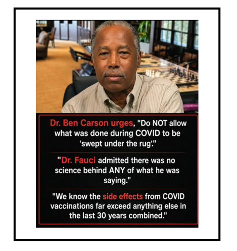 dr ben carson urges