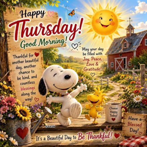 All week thursday 6