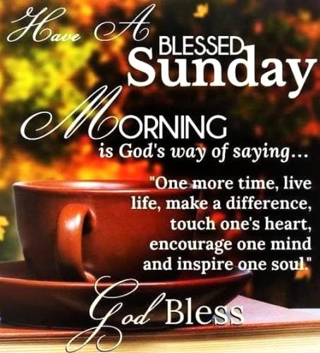 083026 - Blessed Sunday, Inspire one soul
