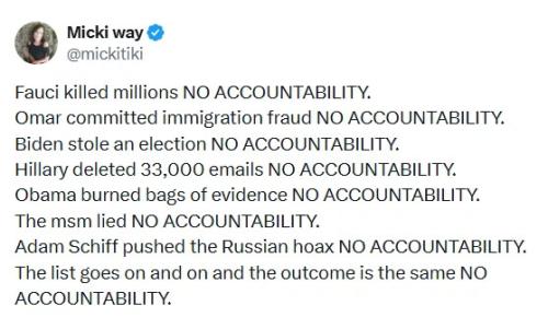 DEM NO ACCOUNTABILITY