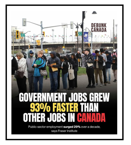 government jobs grew