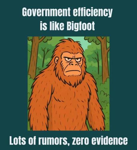 govt-efficiency-like-bigfoot