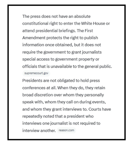 the press