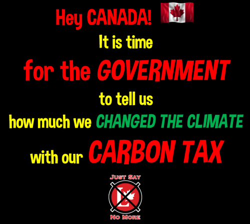 hey Canada changed the climate